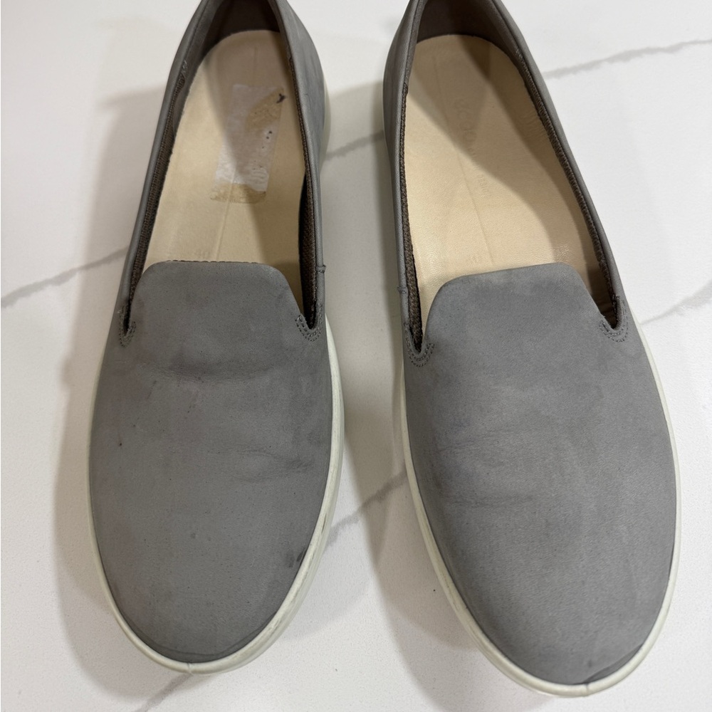 Ecco Gray Loafers